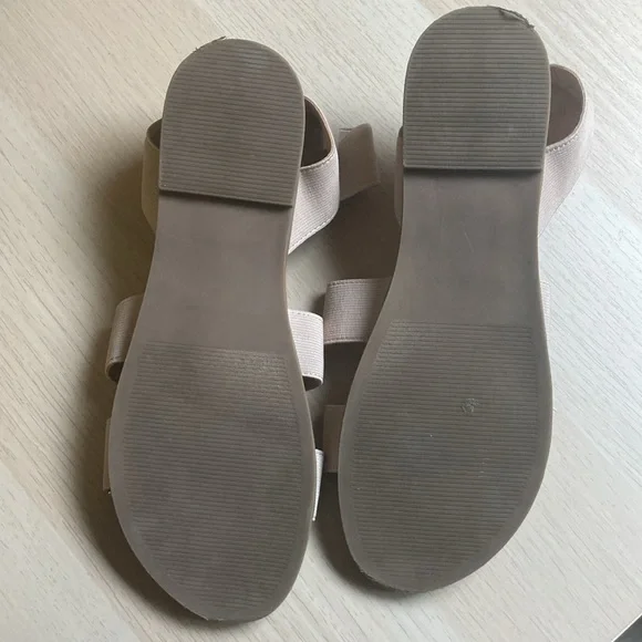 Steve Madden Effie Sandals, women’s Size 7.5 7 1/2, tan neutral strappy sandals - Picture 6 of 8